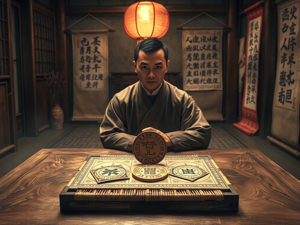 三个硬币摇卦图解对照表及解读