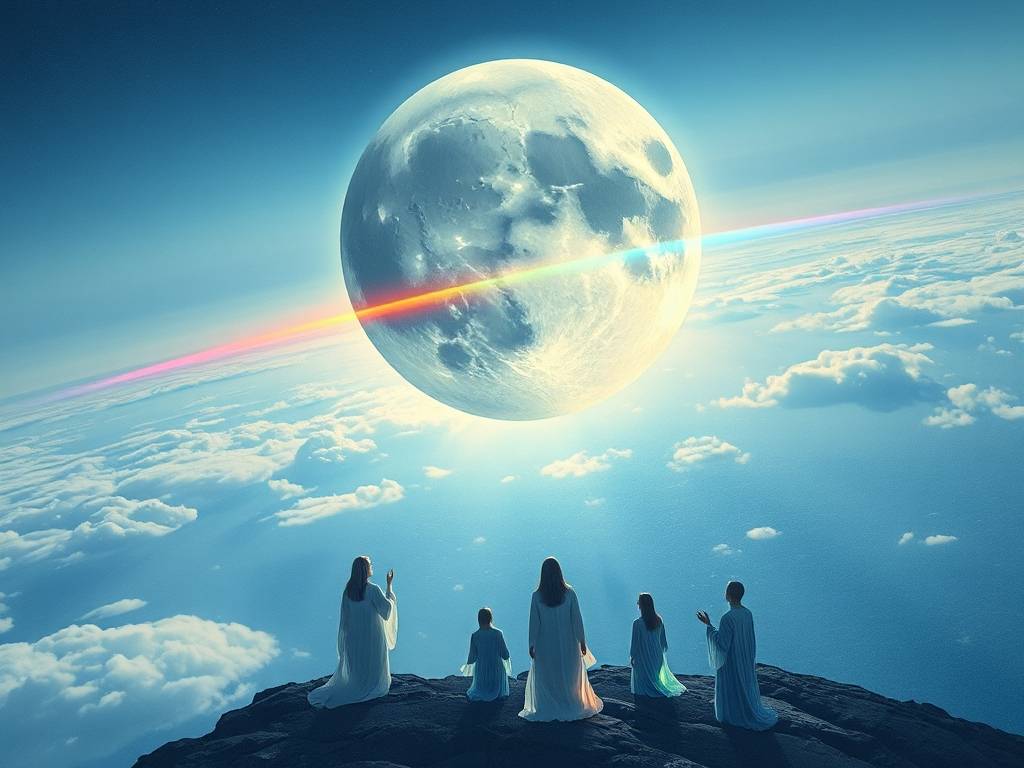 梦见月球在慢慢靠近地球