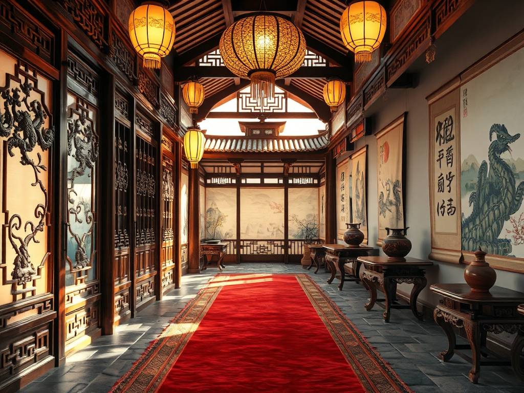 玄关走廊画效果图大全