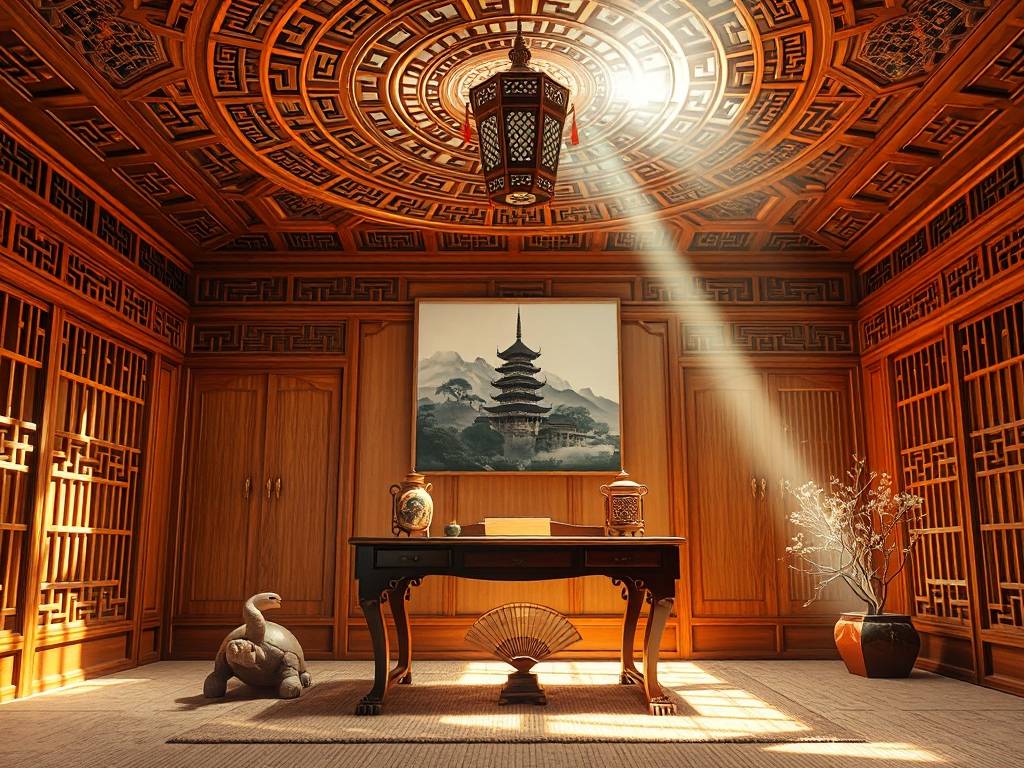 东北书房风水布局图