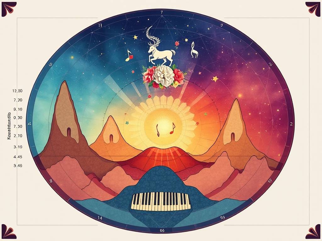 摩羯座情感音乐分析图表大全