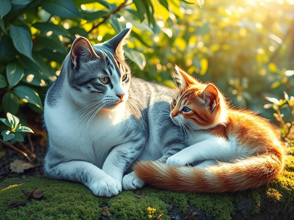 蓝白母猫配什么猫好看