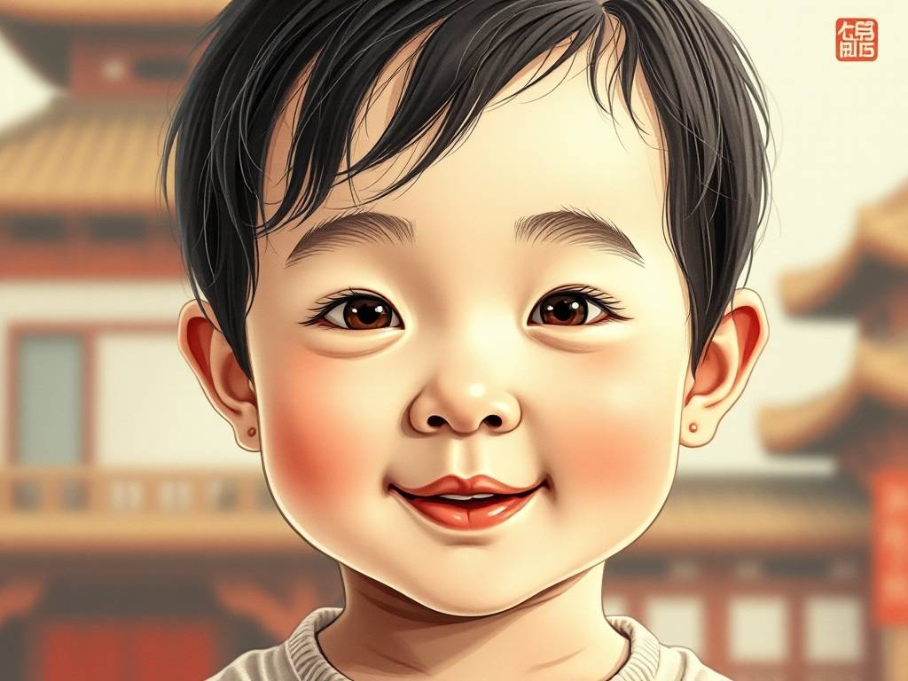 嘴唇看面相小孩图片