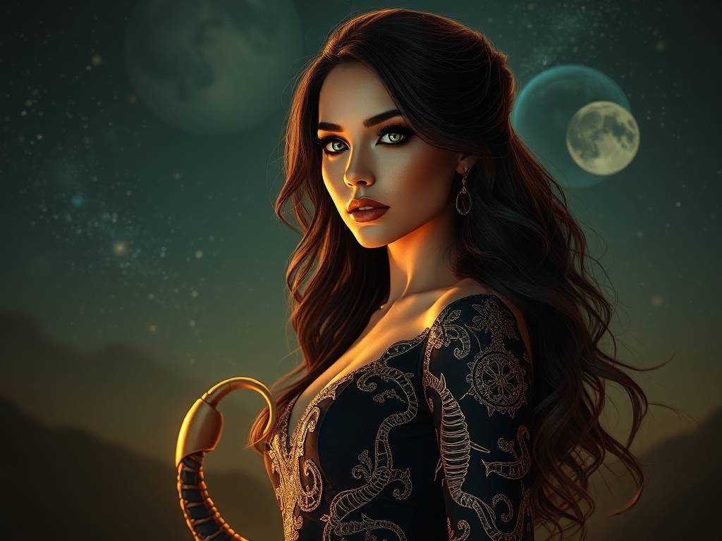 天蝎座的美女明星