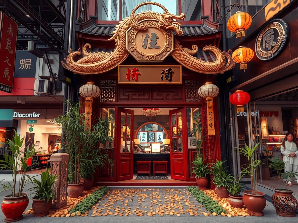 店铺门口风水招财法