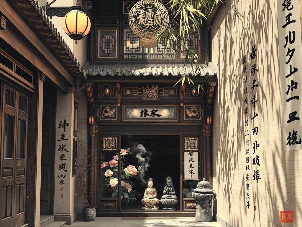 风水店面布置图片效果图