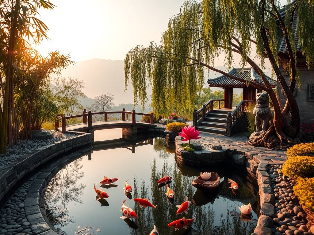 庭院水系开挖风水图