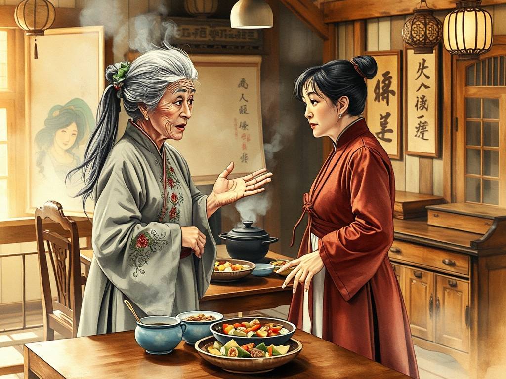 梦见人物婆婆和老婆吵架了