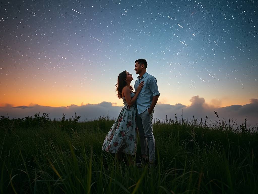 浪漫周末遇上双子座流星雨