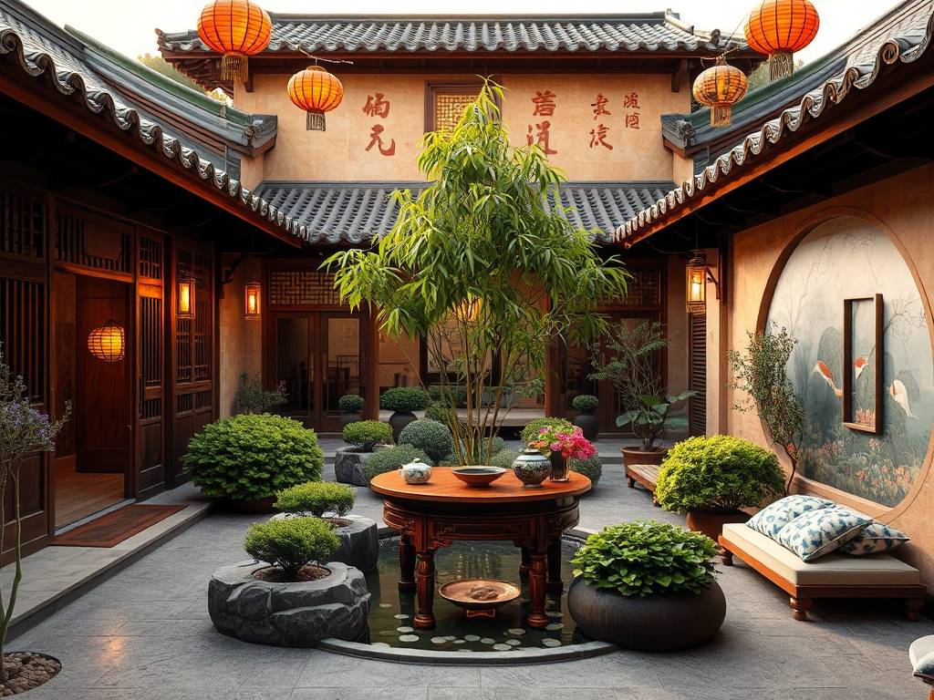 风水小院怎么装修好看图片