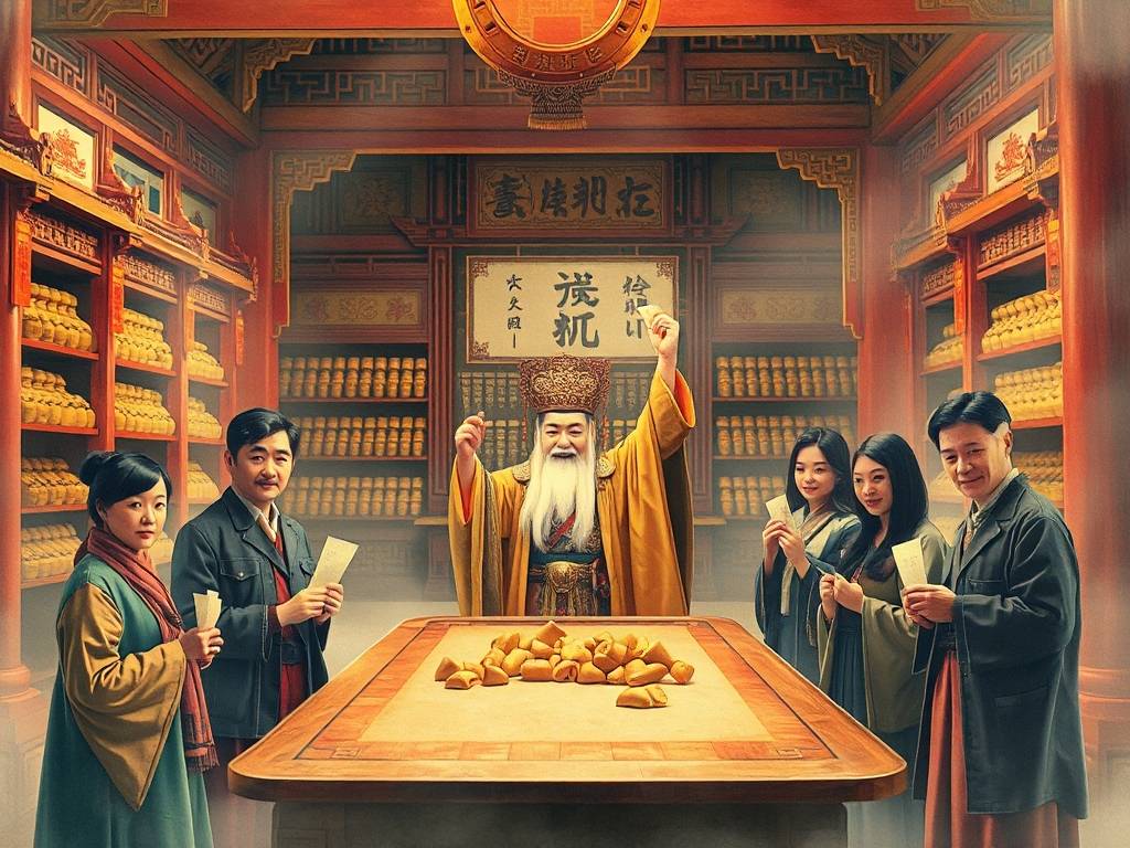 土地公灵签抽签免费抽签算命