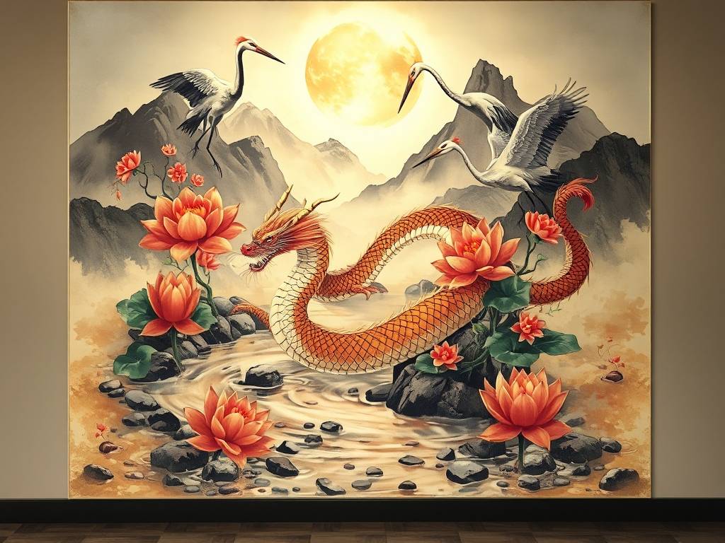 客厅玄关挂画 风水学