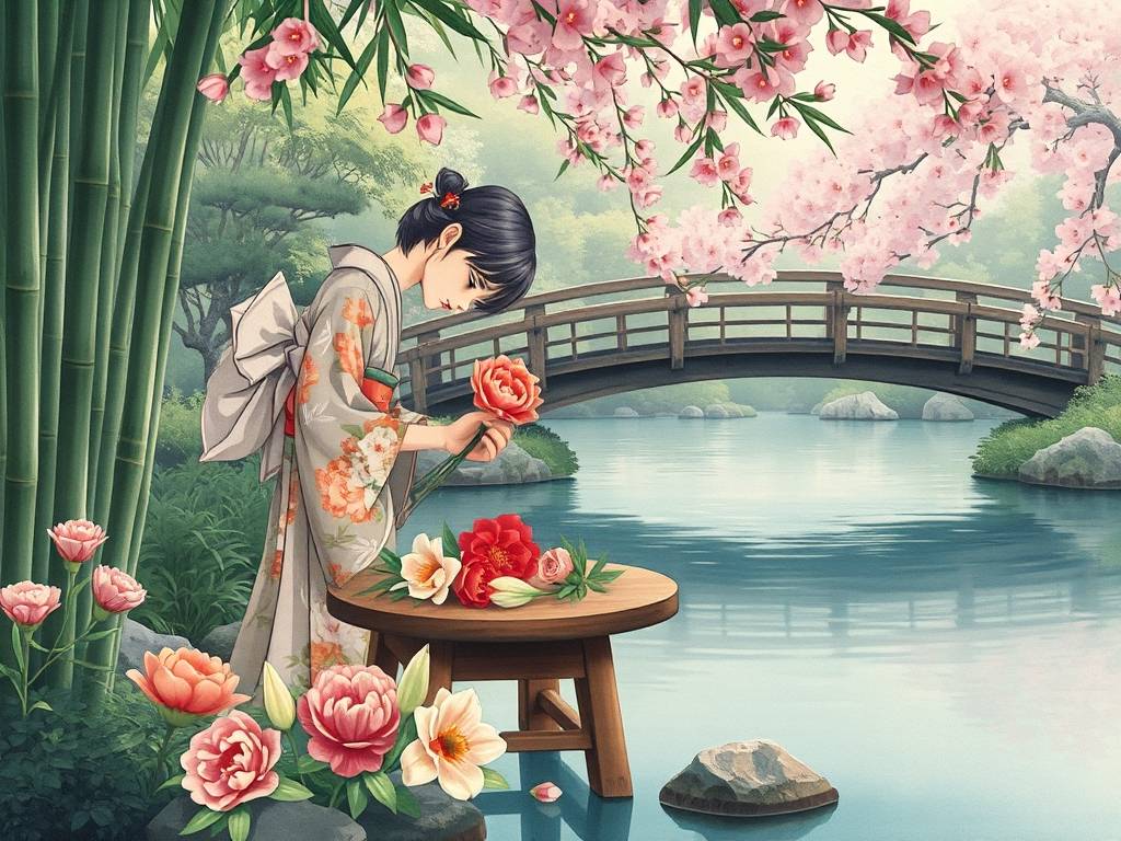 梦见插花怎么插都失败
