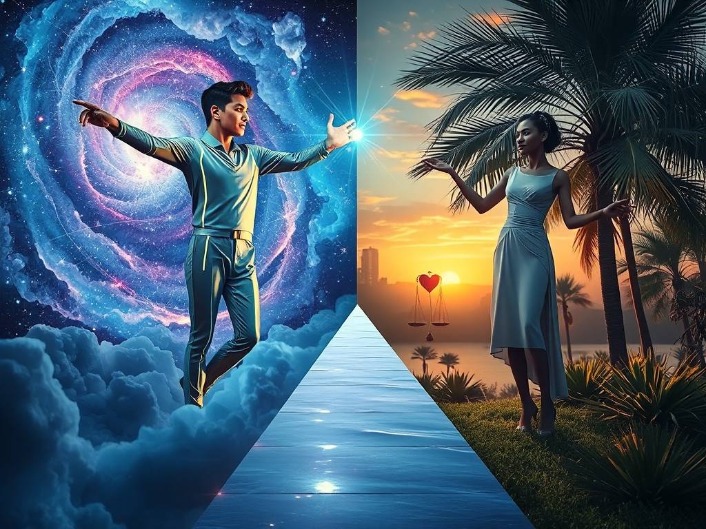 水瓶与天秤座男的爱情观对比