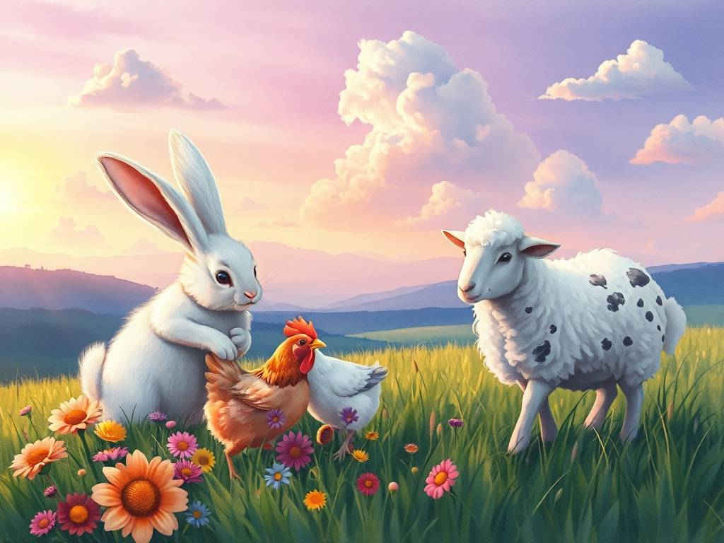 兔鸡羊在一起好吗