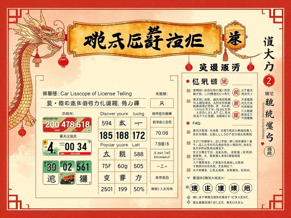 车牌测吉凶查询大全