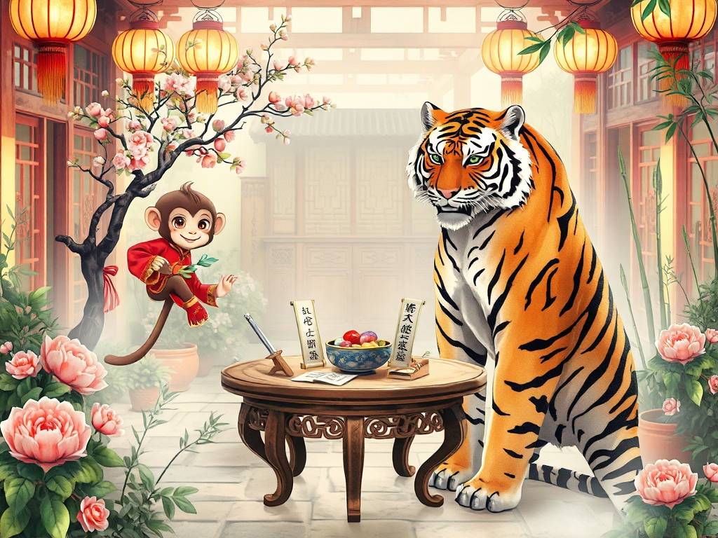 属猴和属虎的和财吗