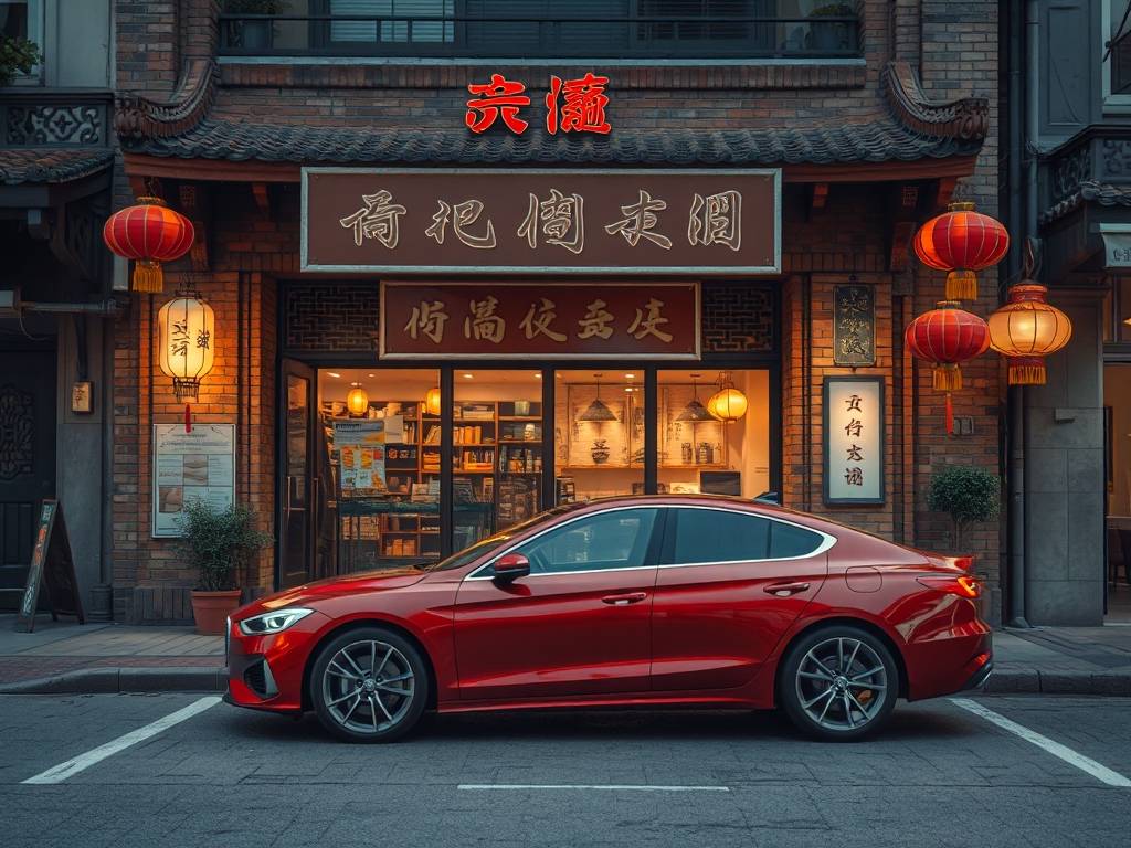 店面前停车风水忌讳什么颜色