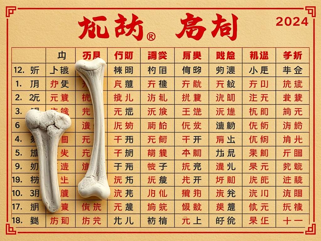 2024称骨算命几斤几两对照表详解解析