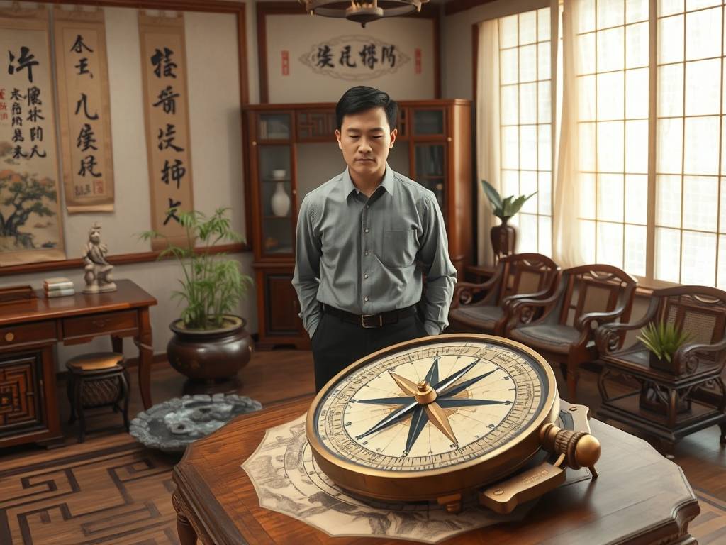 如何用风水罗盘看办公室风水位置