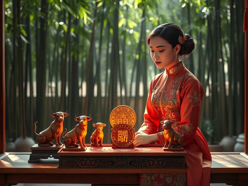 属牛戴什么招财吉祥物