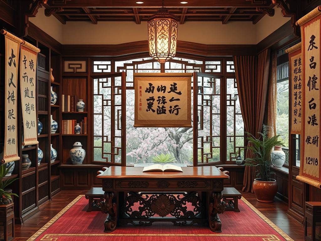 老式书房风水摆放图片大全