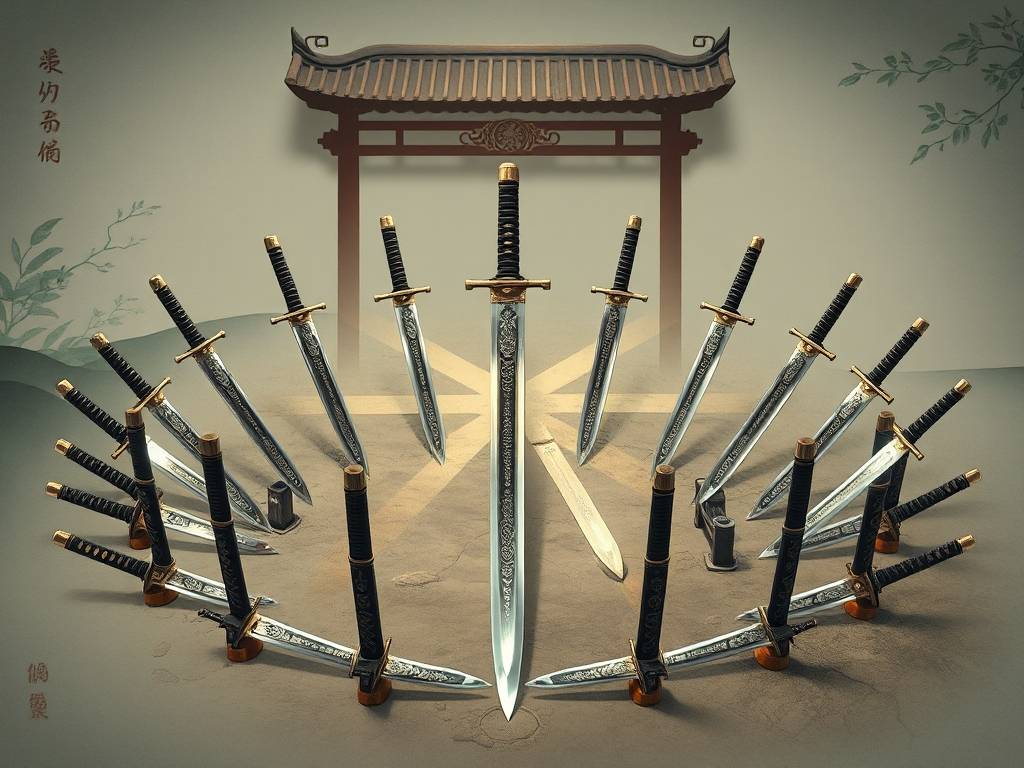公司刀剑摆放位置风水图解