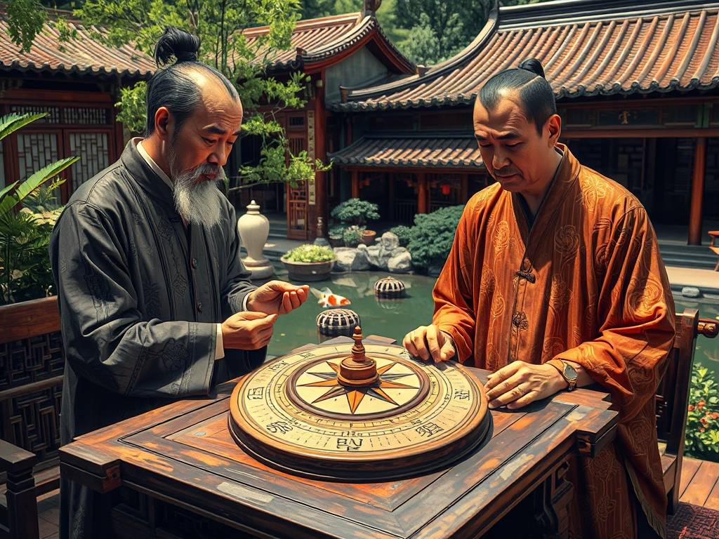 阳宅风水立向罗盘