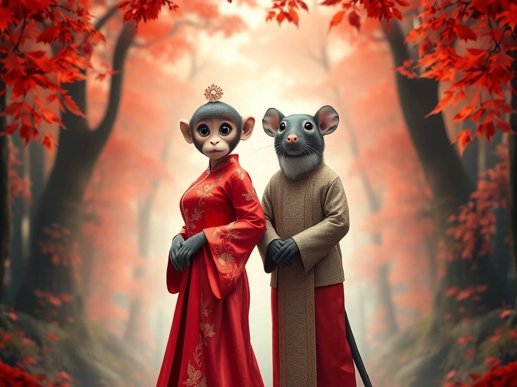 猴女鼠男婚配
