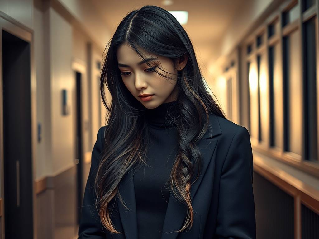 天蝎座专属发型女学生