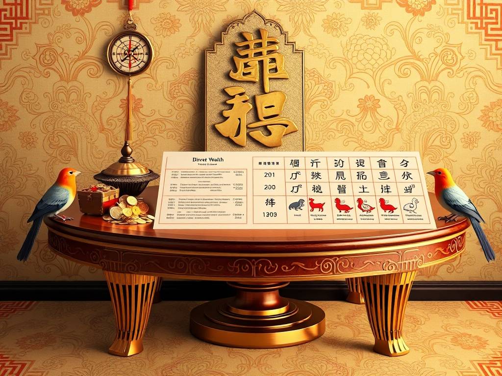 生肖财富配对表格