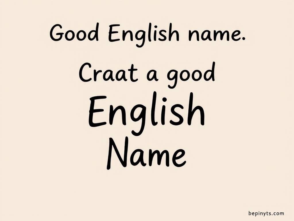 英文名字起什么比较好