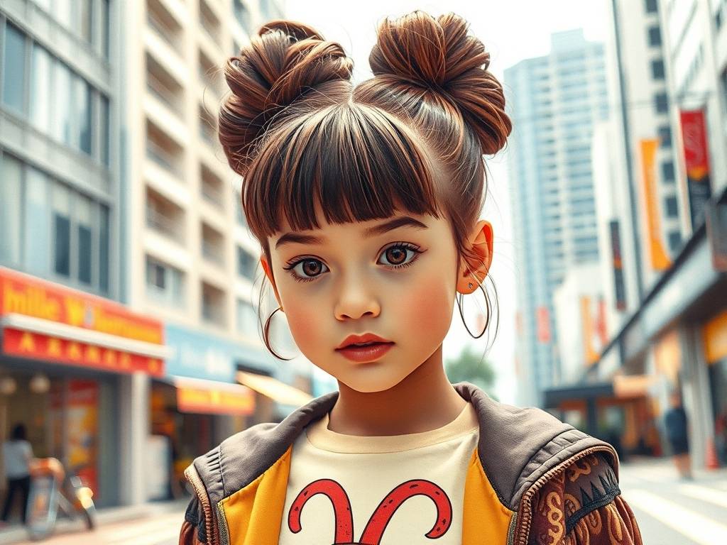 白羊座12岁时尚发型女