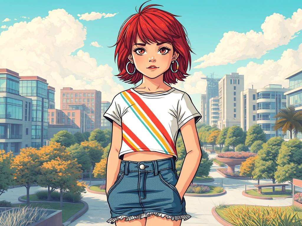 白羊座12岁时尚发型女