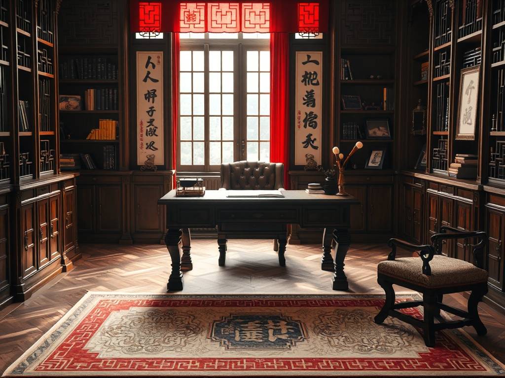 书房家具颜色风水图解