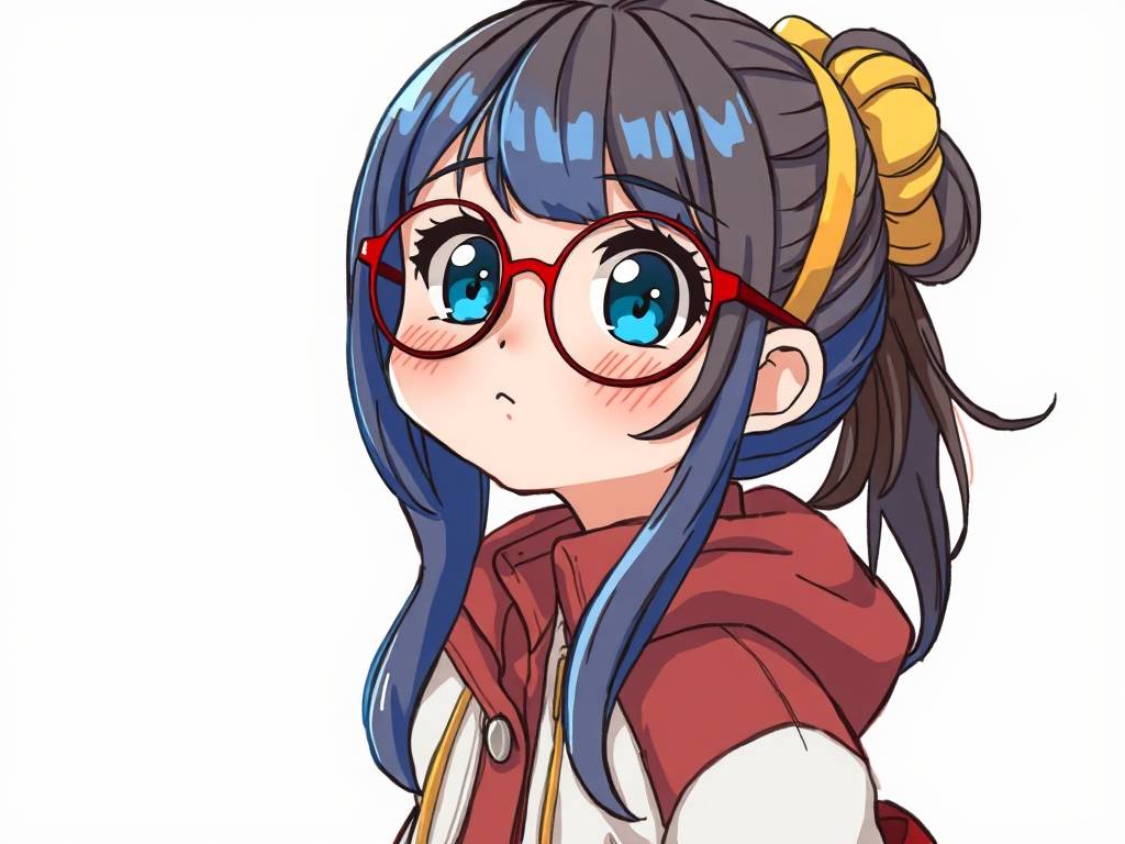 巨蟹座动漫少女图片 可爱