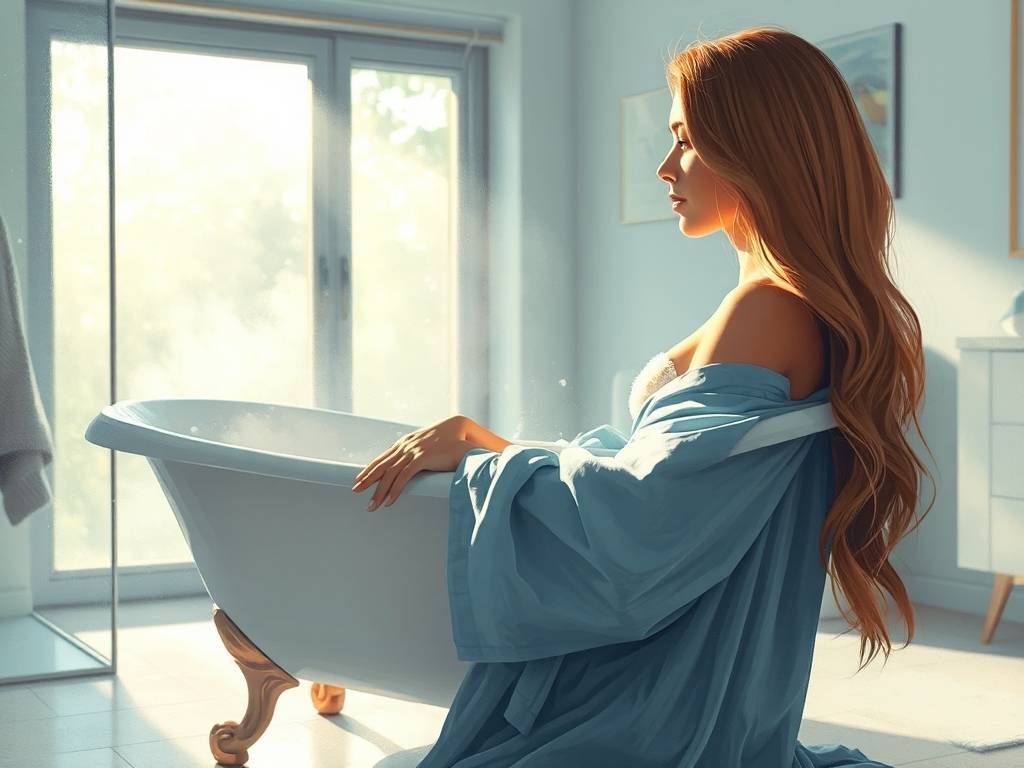 梦见人物洗澡什么意思啊女生