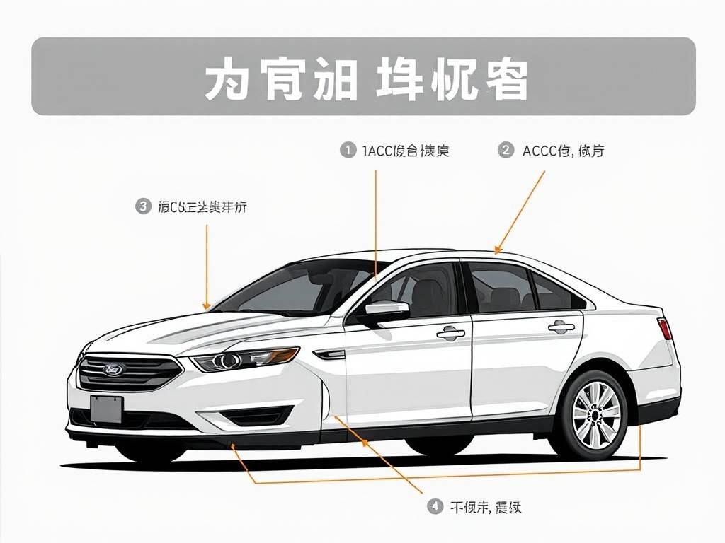 福特金牛座雷达怎么设置