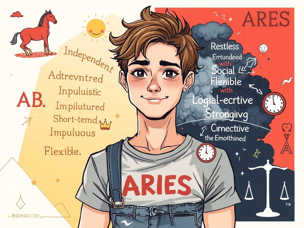 射手座ab型男生的性格分析图