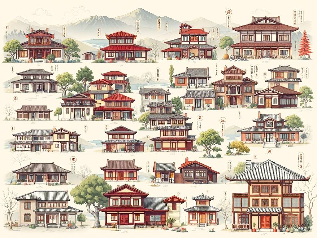 阳宅风水图解100例吉利阳宅