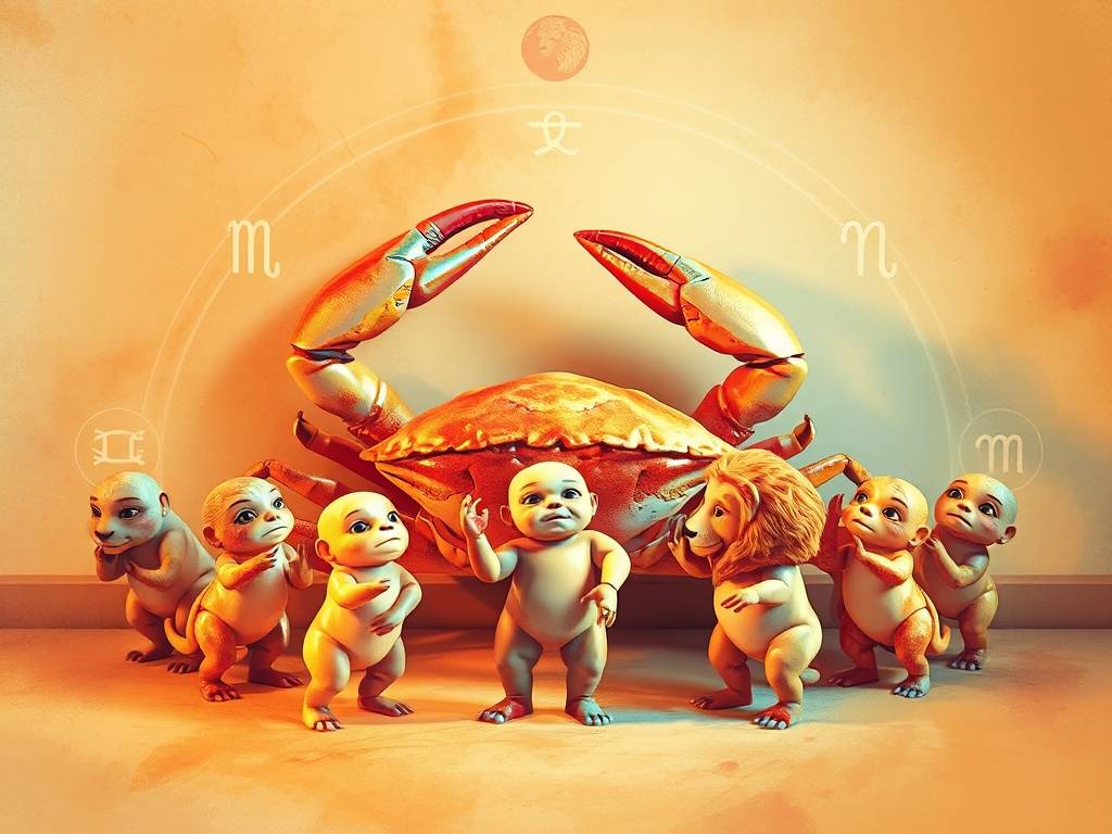 巨蟹座父母pk十二星座宝宝