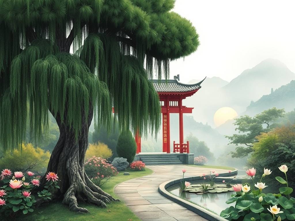 柏树种家门口风水学