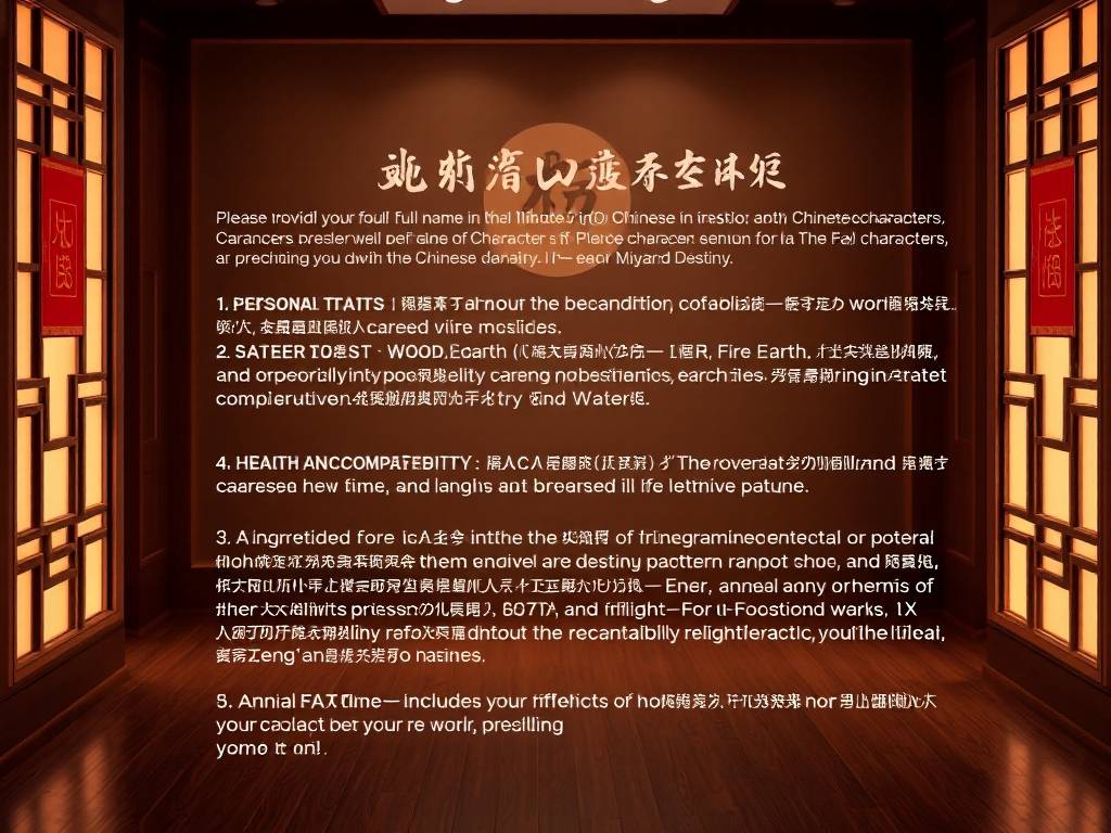 八字姓名解析免费测试