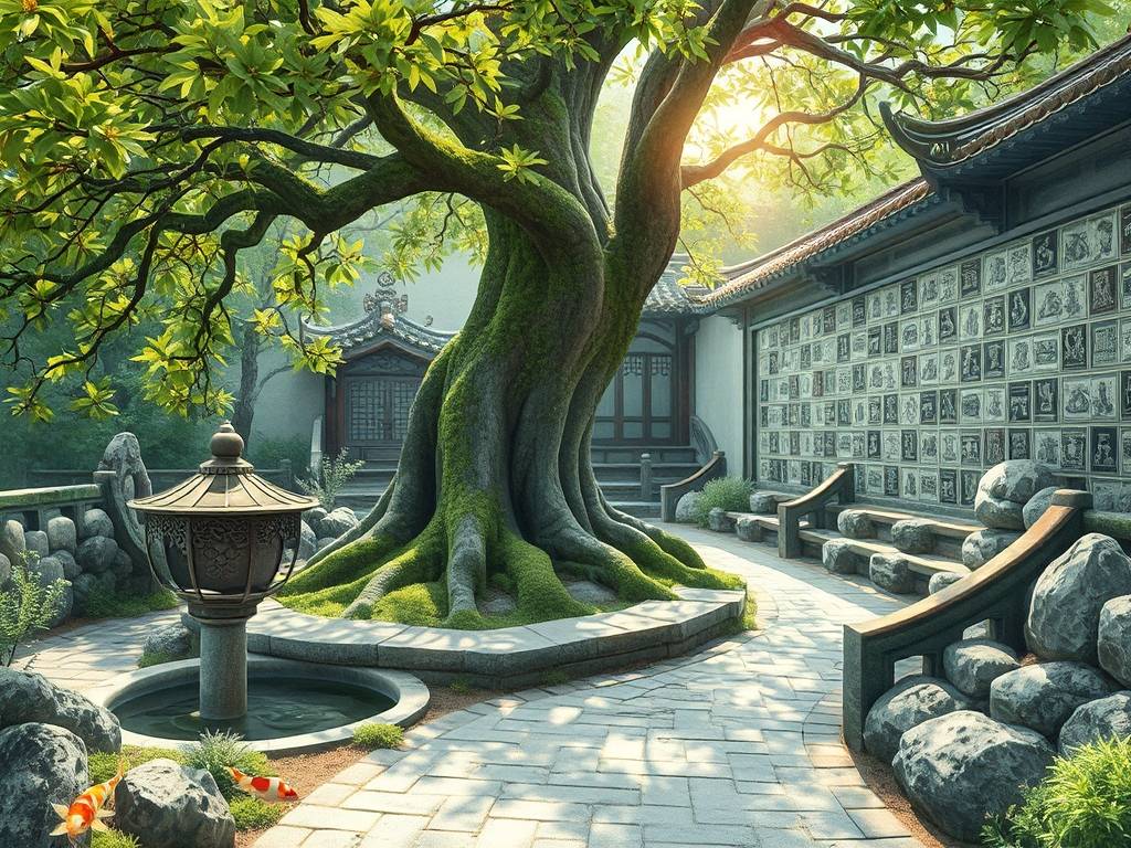 绿化风水庭院种树有讲究图