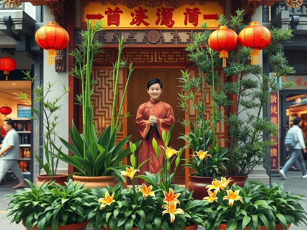 店面风水摆放植物好吗图片