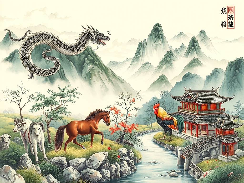 辰龙巳蛇午马未羊申猴酉鸡