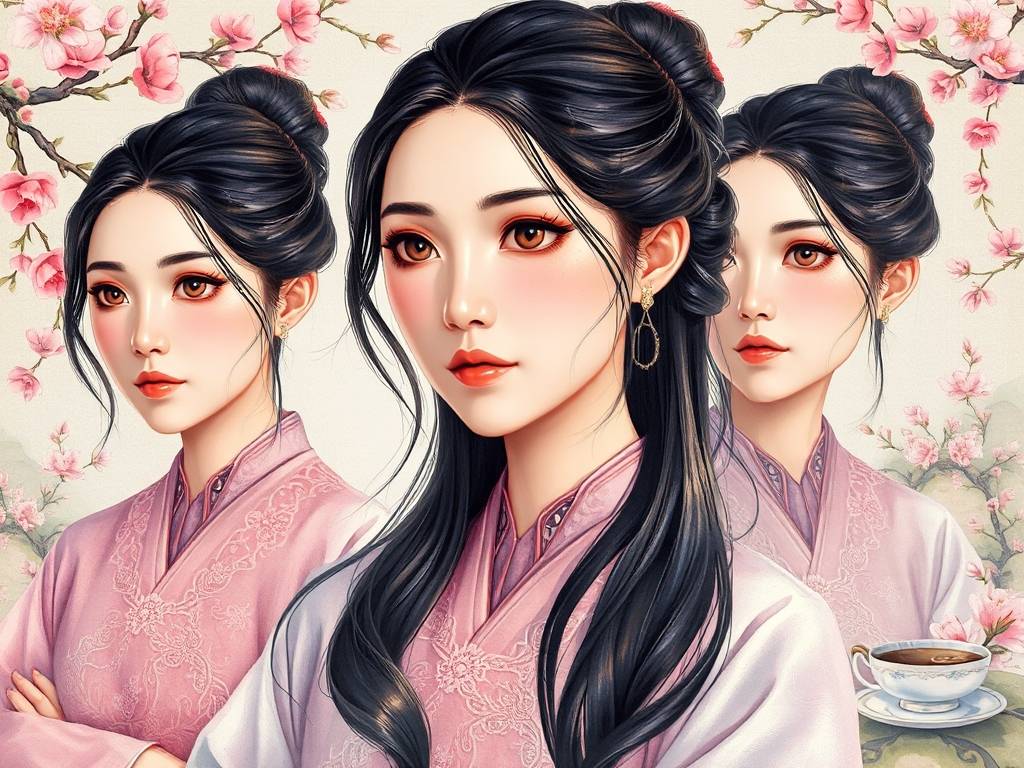 姓名测字图片大全集女人头像