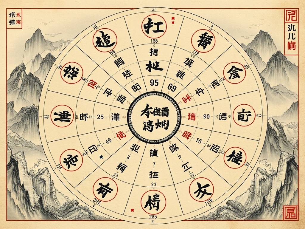 三元九运24山一至九运飞星图解析