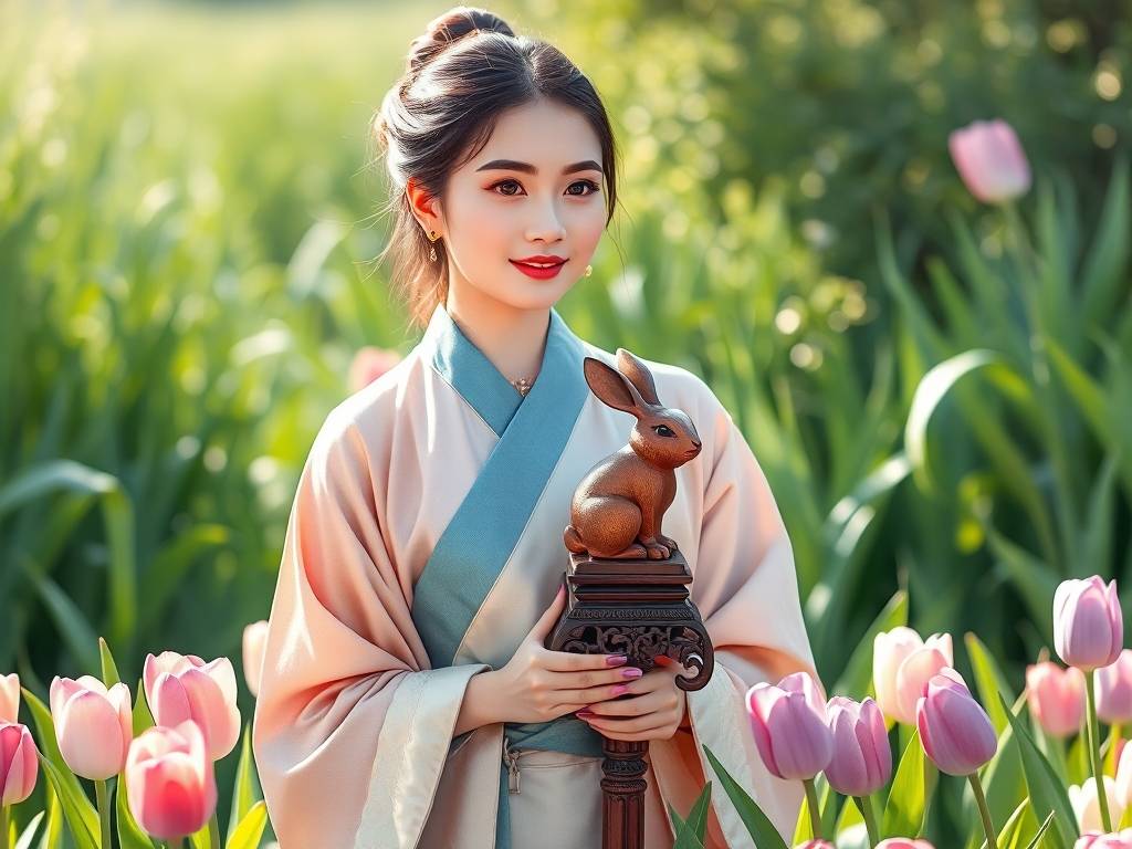 属兔微信图片头像2023转运女