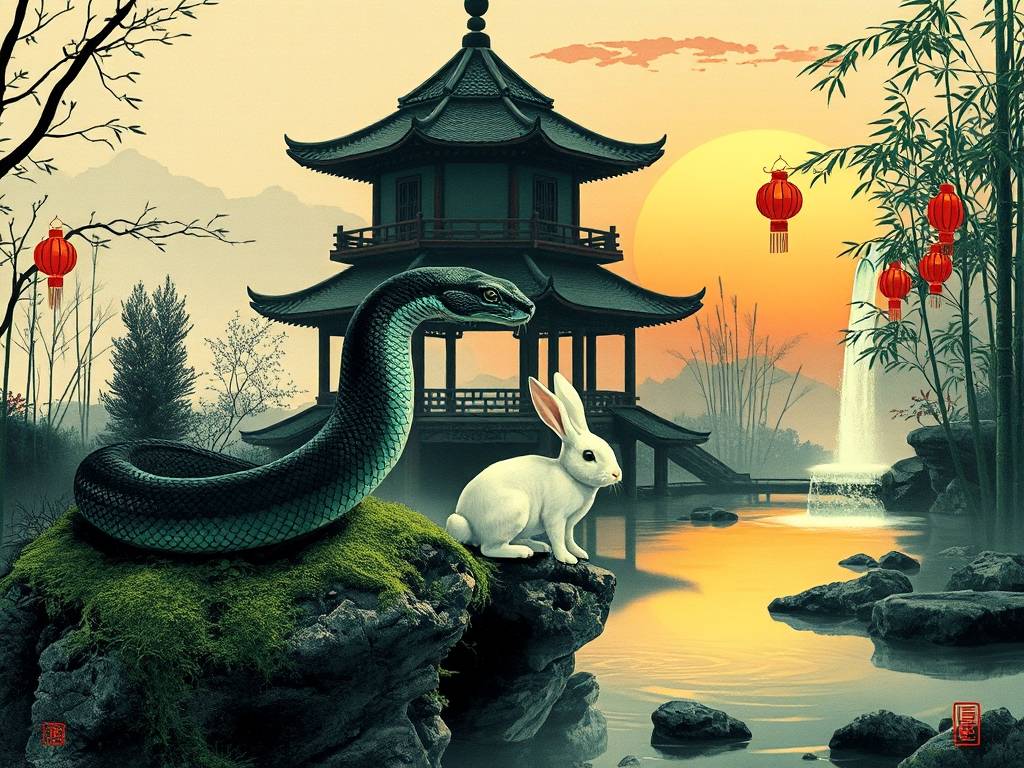 属蛇和属兔
